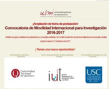 ¡Ampliación de fecha de postulación! Convocatoria de Movilidad Internacional para Investigación