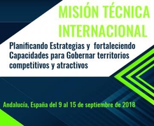 ABIERTA CONVOCATORIA PARA MISIÓN TÉCNICA INTERNACIONAL EN ANDALUCÍA