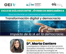 Inscríbete y participa en el diálogo juvenil sobre "El impacto de la IA en la democracia"