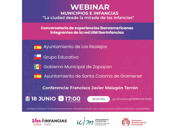 La Red IberInfancias invita al webinar “La ciudad desde la mirada de las infancias”
