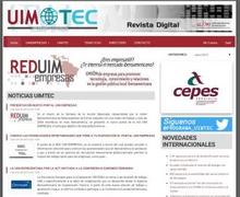 NUEVA EDICIÓN DE LA REVISTA UIMTEC DEDICADA AL TRABAJO UIM CON LAS EMPRESAS DE TODA IBEROAMÉRICA