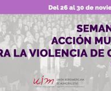 CONOCE LA PROGRAMACIÓN DE LA 6ta SEMANA DE LA ACCIÓN MUNICIPAL CONTRA LA VIOLENCIA DE GÉNERO