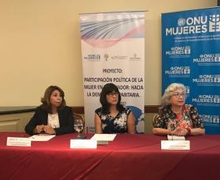 Lanzamiento del proyecto: "Participación política de la Mujer en El Salvador: Hacia la Democracia Paritaria".