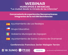 La Red IberInfancias invita al webinar “La ciudad desde la mirada de las infancias”