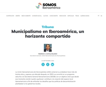 Secretario General de la UIM publica artículo en el portal "Somos Iberoamérica" de la SEGIB